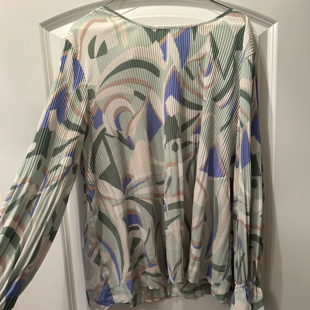 Elegant Multicolor Patterned Women's Top